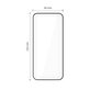 Tempered glass Quick Set+ 2-PACK for iPhone 15 / 16, black, Tech-Protect
