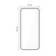 Tempered glass Quick Set+ 2-PACK for iPhone 13 / 13 Pro / 14 / 16E / 17E, black, Tech-Protect