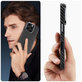 Case Ion Carbon MagSafe for Samsung S25 Ultra, black/silver, Tech-Protect