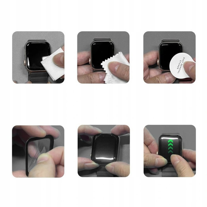 Hybrid glass Glass Flex+ 2-PACK for Garmin Venu 3, black, Tech-Protect