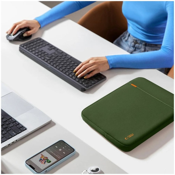 Laptop case Defender 15-16, Army Green, Tech-Protect