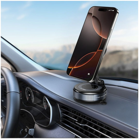 Car mount N60 Magnetic MagSafe Windshield & Dashboard, black, Tech-Protect