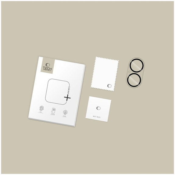 Camera lens protector Cam Fit+ for iPhone 17, clear, Tech-Protect