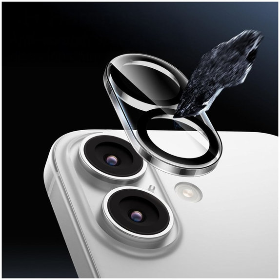 Camera lens protector Cam Fit+ for iPhone 17, clear, Tech-Protect