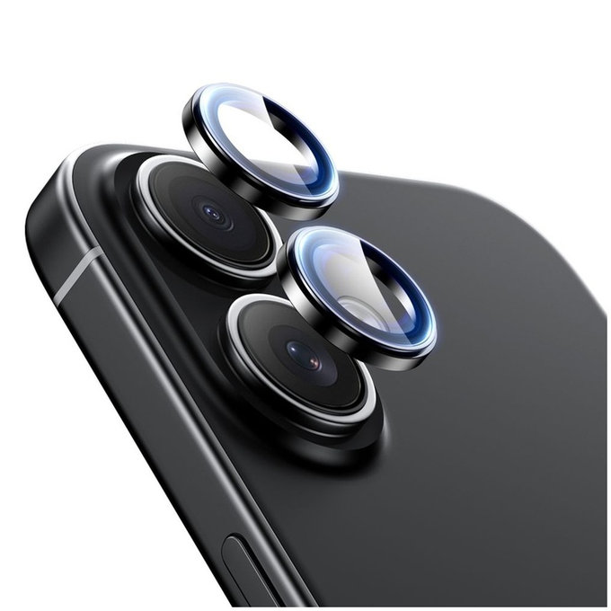 Camera lens protector Camring Fit+ for iPhone 16 / 16 Plus / 17, clear, Tech-Protect