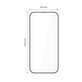Tempered glass Quick Set+ 2-PACK for iPhone 17, black, Tech-Protect