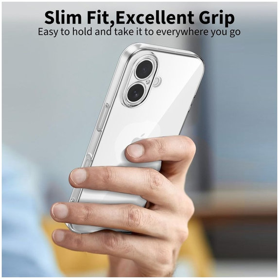 Protective Case FlexAir for iPhone 17, Clear, Tech-Protect