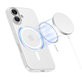 Case MagSlim MagSafe for iPhone 17, Matte/White, Tech-Protect