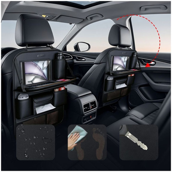 Backseat car organizer UCA100, black, Tech-Protect