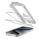 Tempered glass Quick Set+ 2-PACK for iPhone 15 Pro, black, Tech-Protect