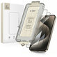 Tempered glass Quick Set+ 2-PACK for iPhone 15 Pro, black, Tech-Protect