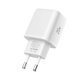 Wall charger NCA20 2-PORT PD 20W / QC3.0 + Lightning Cable, white, Tech-Protect