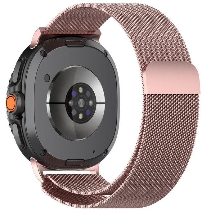 Strap Milaneseband for Samsung Watch 8 / 9 / Classic (40 / 44 / 46 mm), Rose Gold, Tech-Protect