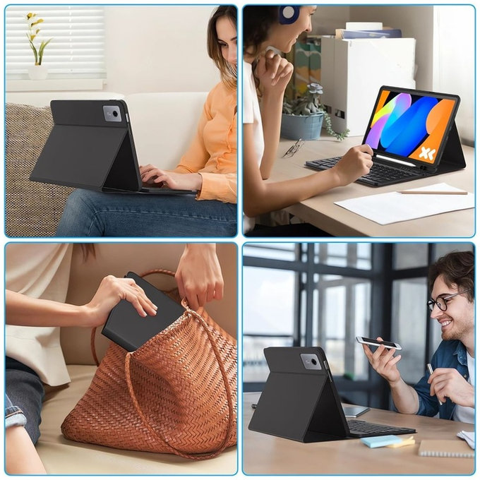 Case Sc Pen + Keyboard for Lenovo Idea Tab / K11 Gen 2 11.0 TB-336, black, Tech-Protect