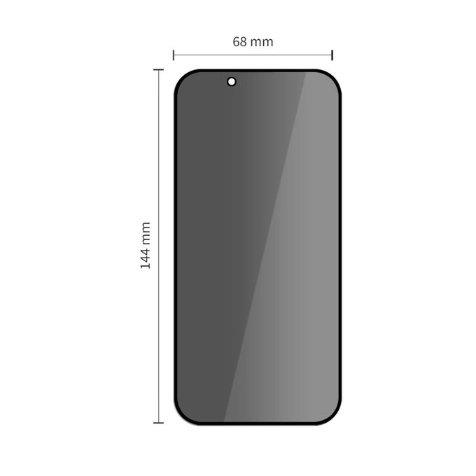 Privacy tempered glass Quick Set Spy+ 2-PACK for iPhone 13 / 13 Pro / 14 / 16E / 17E, privacy, Tech-Protect