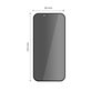 Privacy tempered glass Quick Set Spy+ 2-PACK for iPhone 13 / 13 Pro / 14 / 16E / 17E, privacy, Tech-Protect