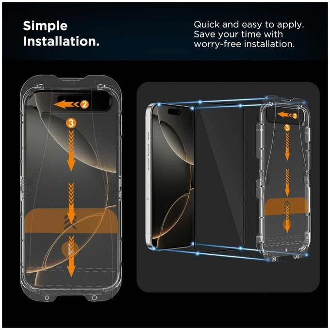 Privacy tempered glass Quick Set Spy+ 2-PACK for iPhone 13 / 13 Pro / 14 / 16E / 17E, privacy, Tech-Protect