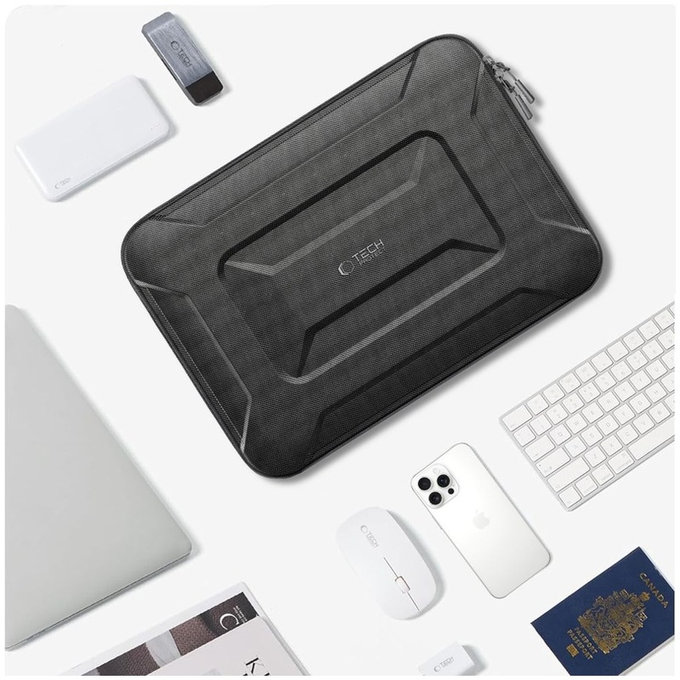 Laptop case Ranger-X Tactical 13-14, black, Tech-Protect