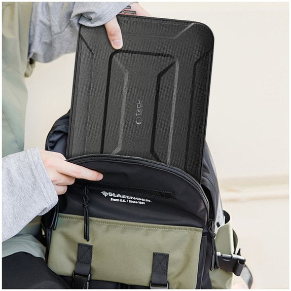 Laptop case Ranger-X Tactical 13-14, black, Tech-Protect