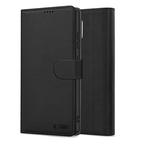 Case Wallet for Samsung S25 FE, black, Tech-Protect