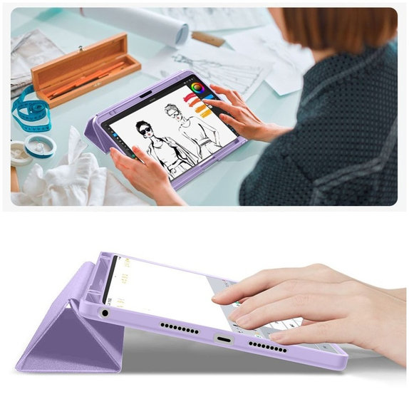 Case Sc Pen for Lenovo Idea Tab / K11 Gen 2 11.0 TB-336, violet, Tech-Protect
