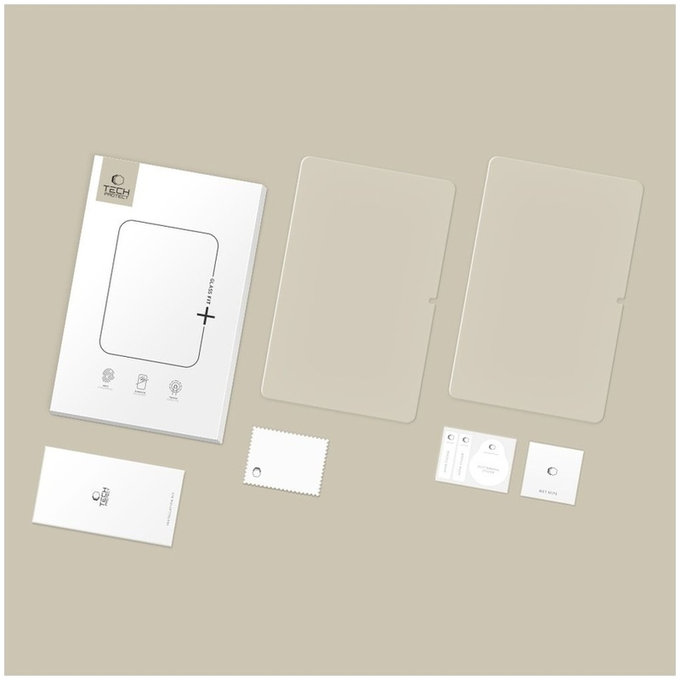 Tempered glass Glass Fit+ 2-PACK for Xiaomi Poco Pad M1 / Redmi Pad Pro / 2 Pro 12.1, clear, Tech-Protect