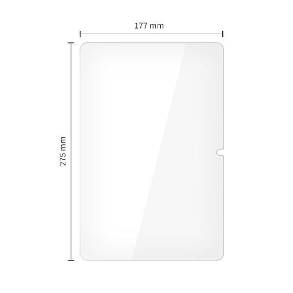 Tempered glass Glass Fit+ 2-PACK for Xiaomi Poco Pad M1 / Redmi Pad Pro / 2 Pro 12.1, clear, Tech-Protect
