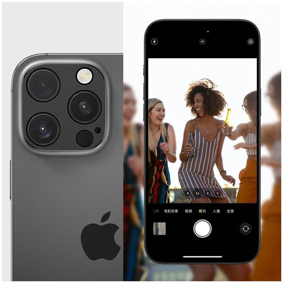 Camera lens protector Camalloy Fit+ for iPhone 17 Pro, Deep Blue, Tech-Protect