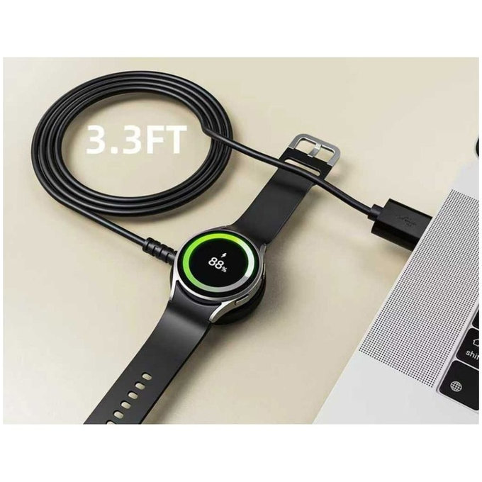 Cable MC03 Ultraboost Magnetic Charging USB Cable 100cm for Samsung Watch, black, Tech-Protect