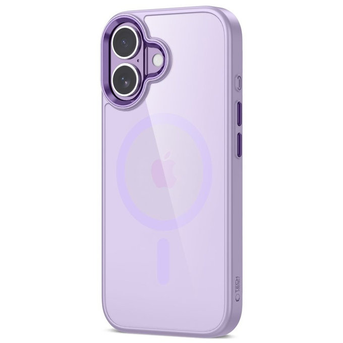 Case MagMat MagSafe for iPhone 17, Lavender/Clear, Tech-Protect