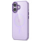 Case MagMat MagSafe for iPhone 17, Lavender/Clear, Tech-Protect