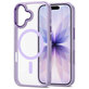 Case MagMat MagSafe for iPhone 17, Lavender/Clear, Tech-Protect