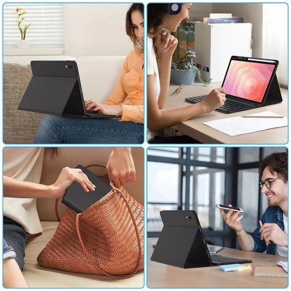 Case Sc Pen + Keyboard for Samsung Tab S11 11.0 X730 / X736B, black, Tech-Protect