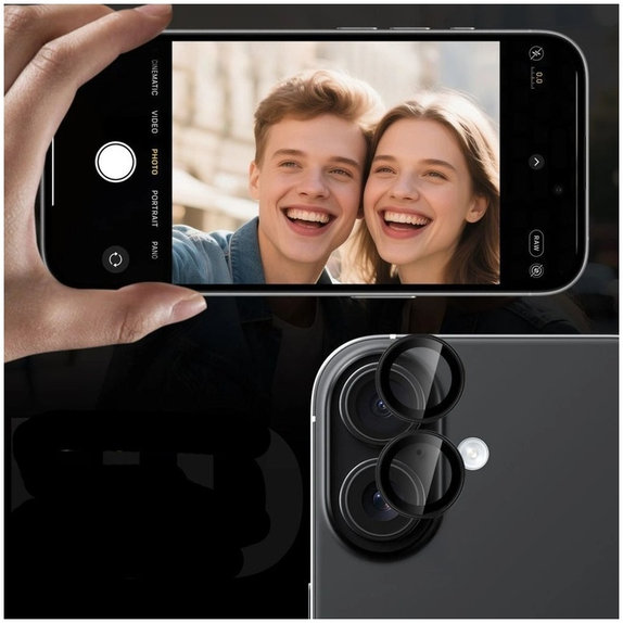 Camera lens protector Camring Fit+ for Samsung S26 / S26+ Plus, clear, Tech-Protect