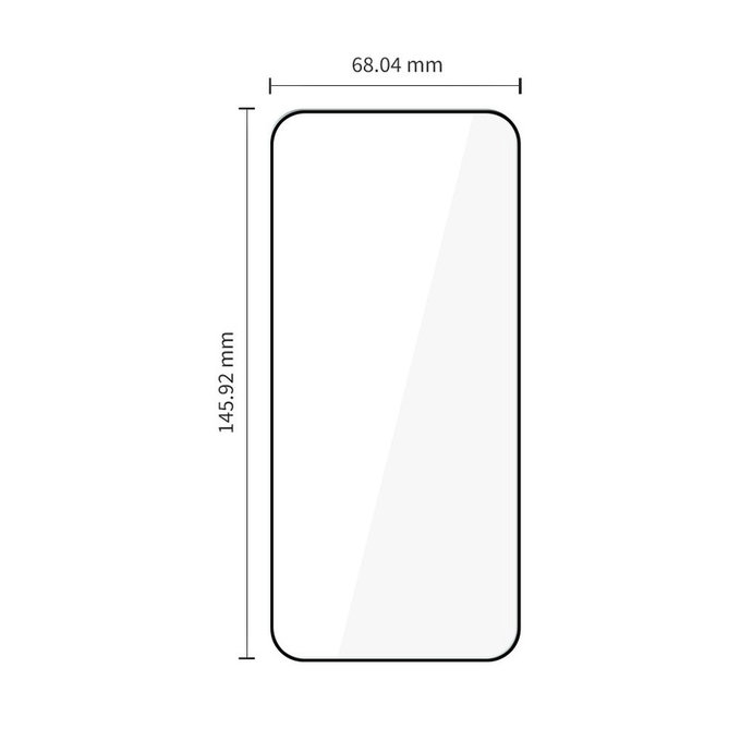 Tempered Glass Quick Set+ 2-Pack for Samsung S26, Black, Tech-Protect
