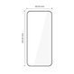 Tempered Glass Quick Set+ 2-Pack for Samsung S26, Black, Tech-Protect
