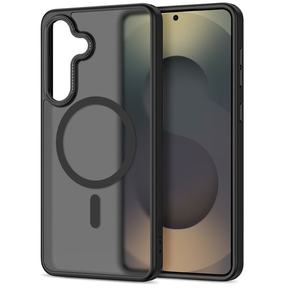 Case Magcam MagSafe for Samsung S26, Matte Black, Tech-Protect