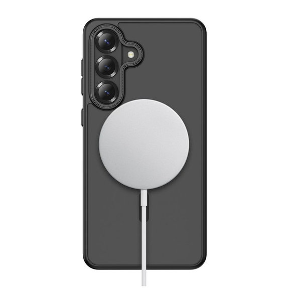 Case Magcam MagSafe for Samsung S26, Matte Black, Tech-Protect