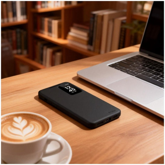 Case Smart Wallet for Samsung S26 Ultra, Matte Black, Tech-Protect