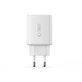 Wall charger NCA65W-GAN 3-PORT PD 65W / QC3.0, white, Tech-Protect