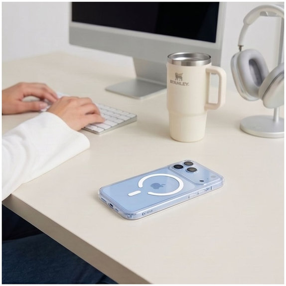 Protective Case FlexAir Hybrid MagSafe for iPhone 17 Pro / 18 Pro, Clear, Tech-Protect