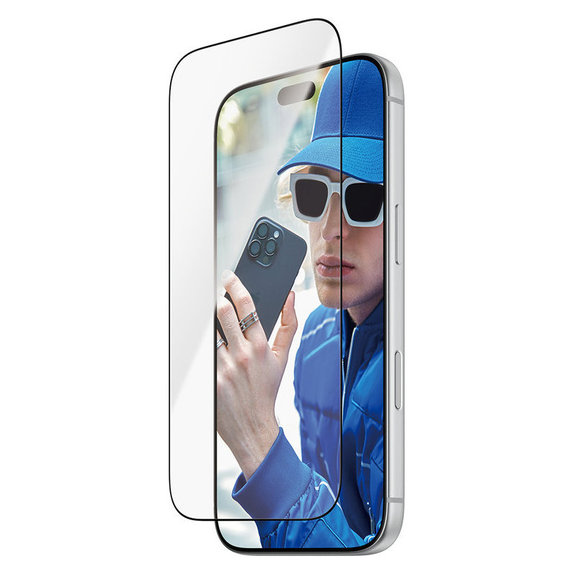 Tempered Glass UWF with Applicator for iPhone 18 Pro/17 Pro, Black, PanzerGlass