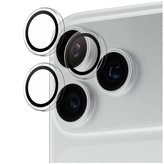 Camera Lens Protector Hoops for iPhone 18 Pro/18 Pro Max, Clear, PanzerGlass