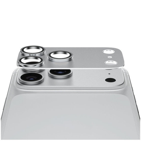 Fender Camera Lens Protector for iPhone 18 Pro, Silver, PanzerGlass