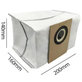 Dust Bag, 3pcs for Viomi Alpha 2 PRO, V5 PRO, V5