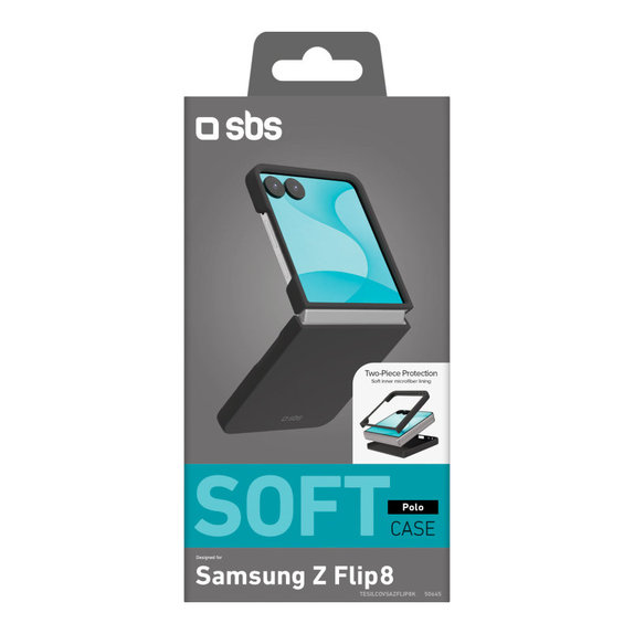 Case Instinct for Samsung Galaxy Z Flip8, Black, SBS
