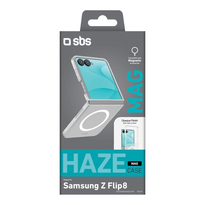 Case Haze Mag for Samsung Galaxy Z Flip8, Transparent, SBS