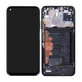 Huawei P40 lite - LCD Display + Touch Screen + Frame + Battery (Midnight Black) - 02353KFU Genuine Service Pack