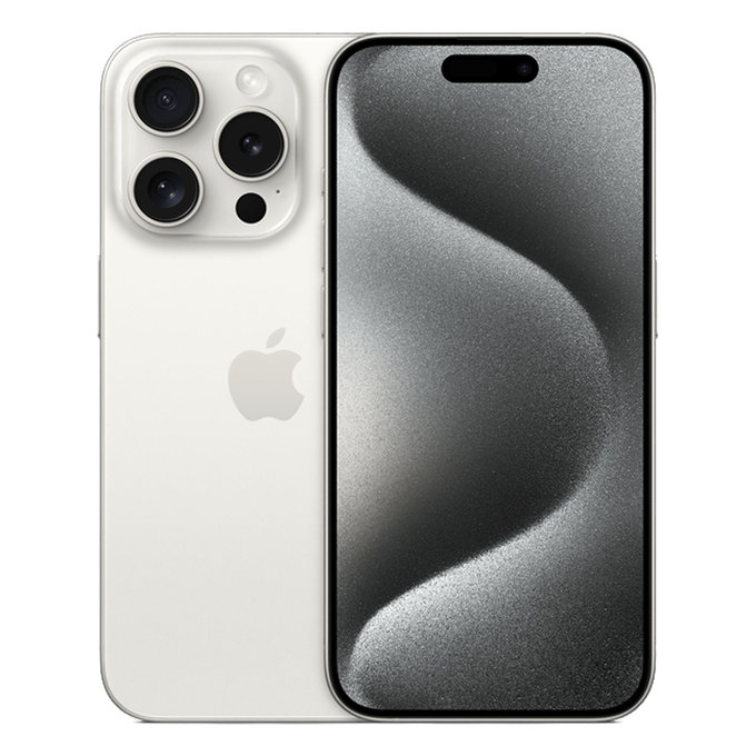 Apple iPhone 15 Pro White Titanium 128GB A Refurbished