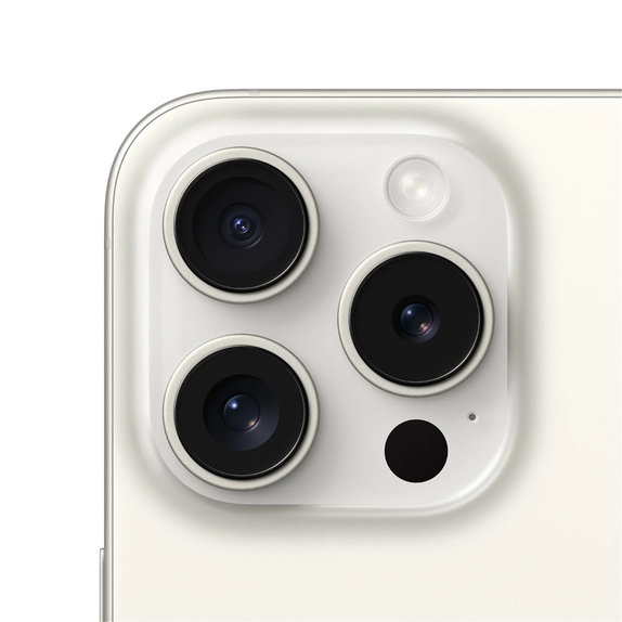 Apple iPhone 15 Pro White Titanium 128GB B Refurbished